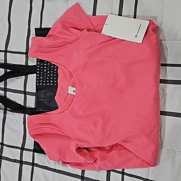 NWT Lululemon Align Short Sleeve Dress Nulu Size 6 SAKP Pink New - Picture 5 of 8